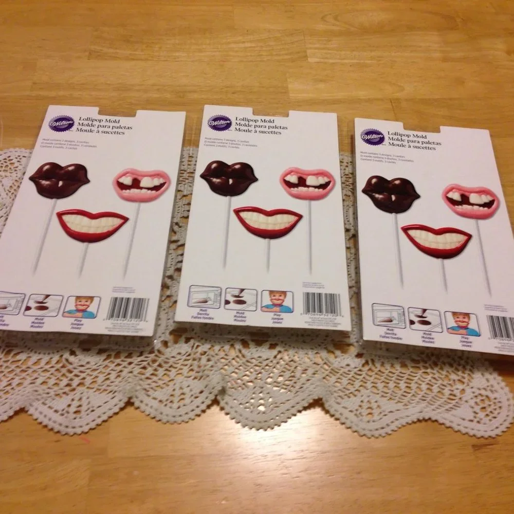 Wilton Candy Molds - Funny mouth shapes for Halloween or whenever